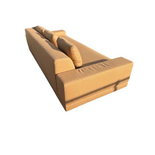 RH Cortona Sofa – 9' Luxe Depth in Holland & Sherry Wool Twill, Camel Retail price: Over $14,649 for non-members with...