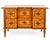 A beautiful German Louis XVI period commode, circa 1780, distinguished by its unusually graphic parquetry and finely...