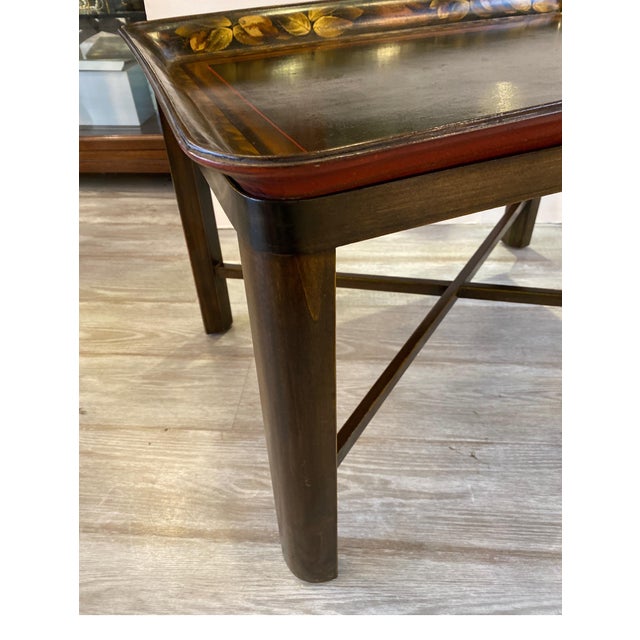Antique 19 Century English Papier-mâché Tray Table For Sale - Image 4 of 10