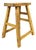 Vintage Rustic Stool in Elm For Sale
