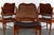1960s Arne Vodder Sculptural Chairs with a Cane Back and Brass Detailing Denmark - Set of 4 For Sale - Image 5 of 13