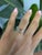 A 1.37-carat imperial topaz glows in a warm, golden-orange at the centre of this solid two-tone 14K white and rose gold...