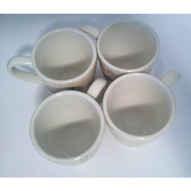 2000 - 2009 Williams Sonoma 12 Days of Christmas 3 Days Per Mug Discontinued / 4 Mugs For Sale - Image 5 of 5
