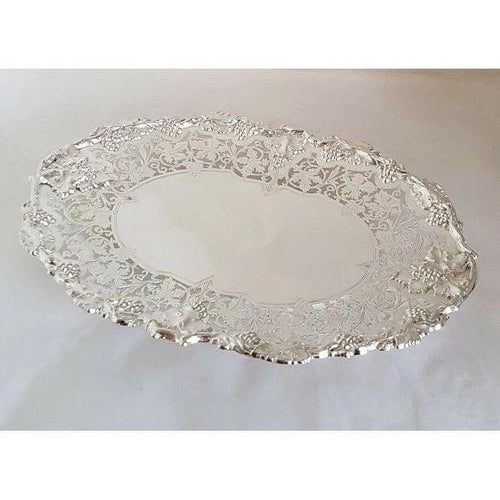 George VI Pierced Sterling Silver Compotier, Sheffield, 1940 For Sale - Image 10 of 14