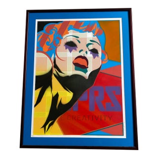 Contemporary Modern 'Creativity' Framed Modern Art Print - Signed For Sale