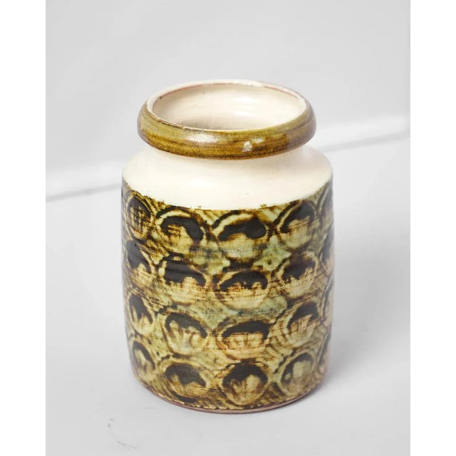 Brown Mid-Century Danish Ceramic Vase For Sale - Image 8 of 8