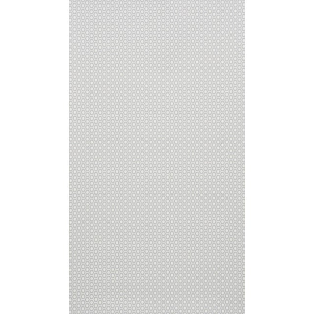 Contemporary Sample - Schumacher Queen B Wallpaper in Grey For Sale - Image 3 of 4