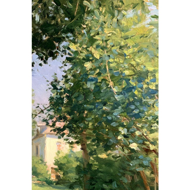 French Country Impressionist Landscape Art Print – Cottage Garden, 10" X 13" For Sale In Buffalo - Image 6 of 9