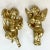 These are a lovely pair of plaster Figural Cherubs from Italy. Finished in a bright gold they add a glamorous Hollywood...
