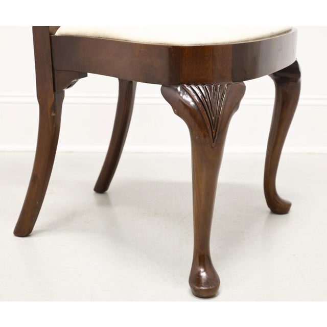 Hickory Chair Mahogany Queen Anne Dining Side Chairs - Pair A For Sale - Image 9 of 11