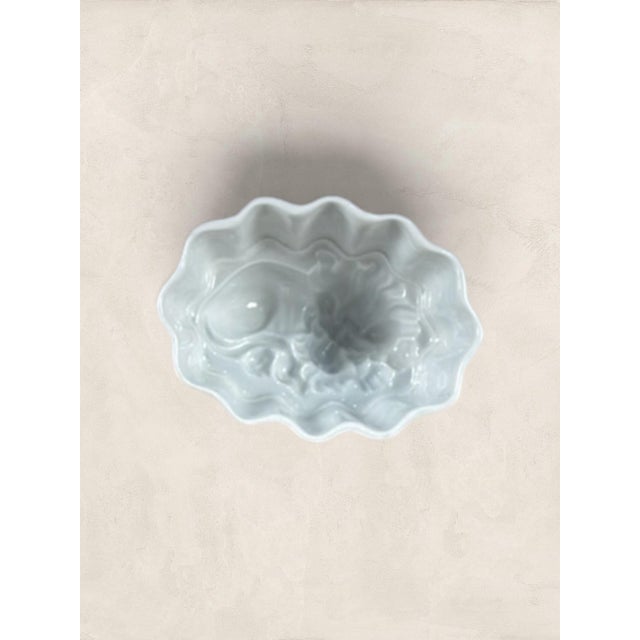 Antique English Ironstone Fluted Jelly Mould For Sale - Image 9 of 10
