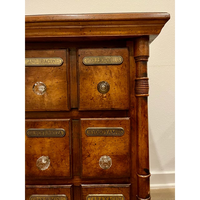 Wood 1970s Pulaski Apothecary Collection Cambridge (3) Drawer Dresser, Attributed For Sale - Image 7 of 10