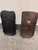 Black Akios Industries Hand Carved Native Wall Masks, Pair For Sale - Image 8 of 12