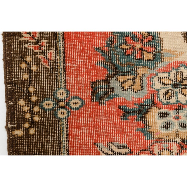 Mid 20th Century Turkish Home Living Tribal Carpet For Sale - Image 10 of 10