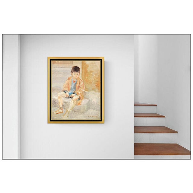 Message us to inquire about custom framing options! (Included for free with every purchase) The artwork here, "The Young...