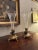 French Antique Pair of Gilt Bronze and Baccarat Crystal French Cornucopia Vases For Sale - Image 3 of 11