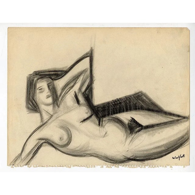 Figurative Figure Study Sketch by Wouyart For Sale - Image 3 of 3
