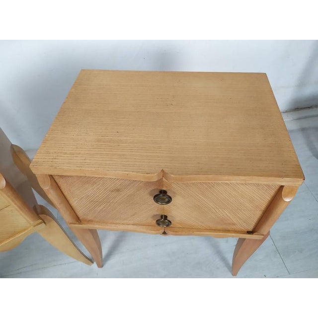 Sycomore Bedside Tables, 1950s, Set of 2 For Sale - Image 6 of 17