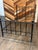 Black Full Size Antique Iron Rod Bed Frame For Sale - Image 8 of 12