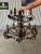 Mediterranean Late 20th Century Large Wrought Iron Chandelier With Leaves For Sale - Image 3 of 10