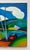 1978 Colorful Cubic Abstract Landscape Oil Painting on Canvas For Sale In Miami - Image 6 of 15