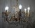 Metal Brass Lead Crystal 24K Gold-Plated Six-Light Chandelier from Sölken Leuchten, 1970s For Sale - Image 7 of 12