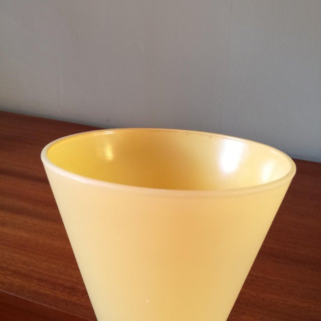 Black Conical Glass Pendant Light from SCE, France, 1980s For Sale - Image 8 of 11