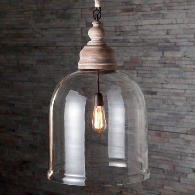 Kenneth Ludwig Chicago Vintner'S Cloche Pendant 26" For Sale - Image 4 of 4