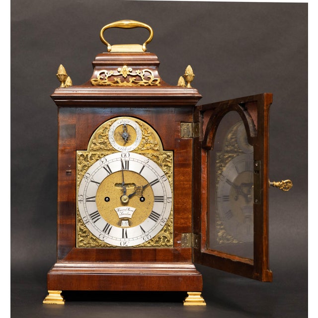 English Bracket Clock by Percival Mann, London, United Kingdom, 1765 For Sale - Image 9 of 18