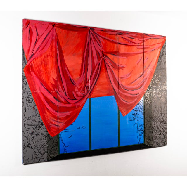 Philip Lorenz, 2010, from the series “Winterreise”. Acrylic, ink, chalk on canvas. This piece has an attribution mark, I...