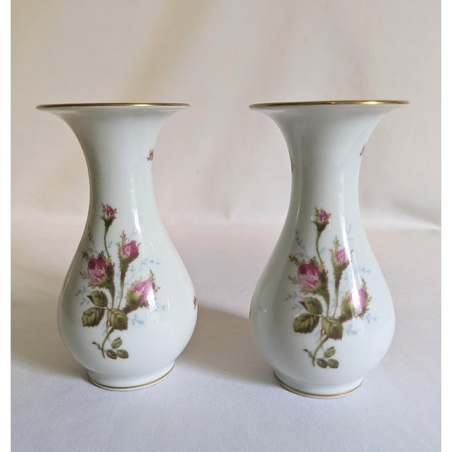 Vintage Rosenthal Selb Germany Kunstabteilung Porcelain Vases a Pair Chairish