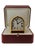 18CT Gold Plated Cased Romane Pendulette Quartz Alarm Clock by Cartier, Paris, 1980s For Sale - Image 4 of 13