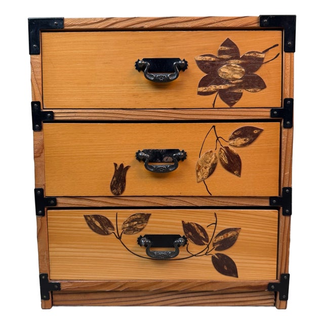 Vintage Japanese Jewelry Chest, 1980s For Sale