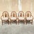 Hollywood Regency Vintage Hollywood Regency Bentwood Rattan Fan Back Dining Chairs - Set of 4 For Sale - Image 3 of 12