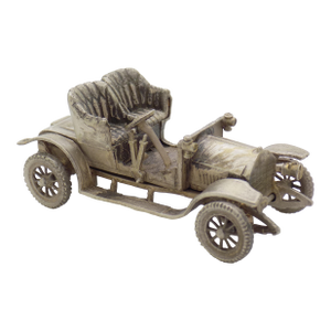 Vintage Italian Silver 800 Opel Coupe 1909 Classic Car Handcrafted Figurine
