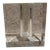 For your consideration, a modernist crystal block bud vase, highly recognizable by its thick, clear rectangular frame and...