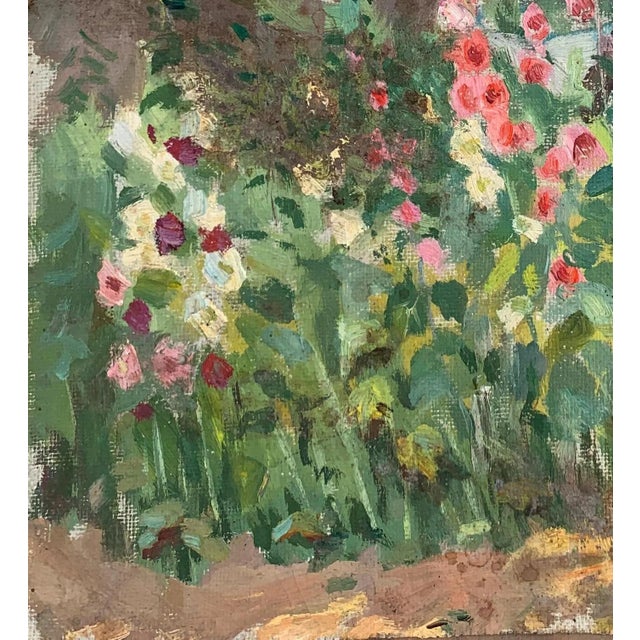 1960s Original Impressionism Oil Painting: Spring Landscape, Ukrainian Artist (1961) 38-36 For Sale - Image 5 of 6