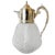 Elevate your tabletop or bar cart with this silver-plated mounted glass pitcher. Designed in a bold, bulbous silhouette,...