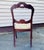 Vintage Victorian Solid Mahogany Floral Carved Side Chair A handsome Victorian-era side chair crafted from solid mahogany,...