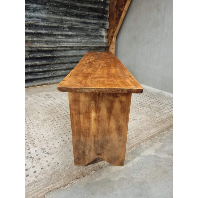 Wooden Side Table or Bench, 1950s For Sale - Image 10 of 18
