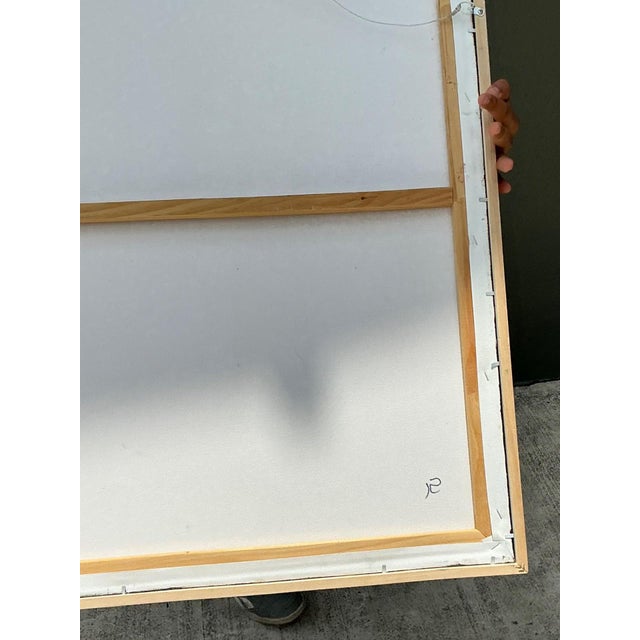Abstract Expressionist Oil Painting on Canvas For Sale - Image 15 of 18