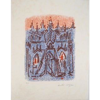 André Masson, Night Walk, 1973, Original Lithograph For Sale