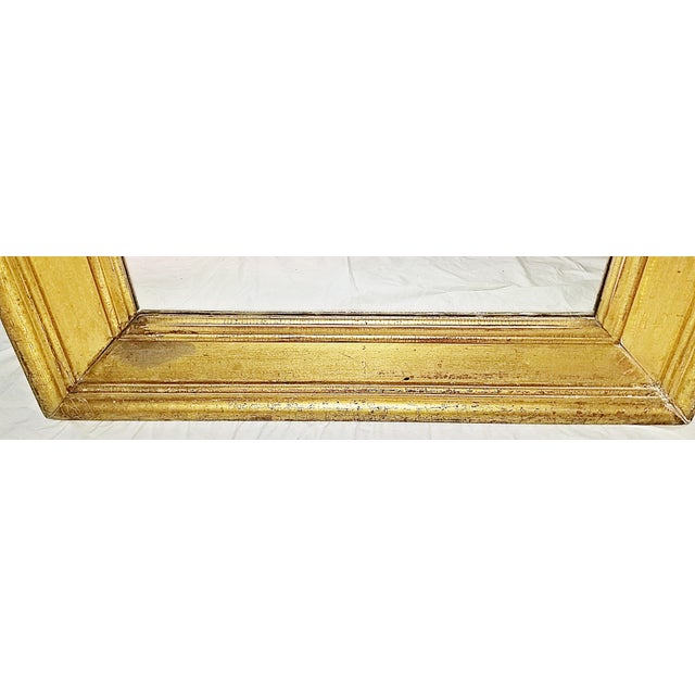 Early 18th Century 19c American Gilt Wall Mirror For Sale - Image 5 of 13