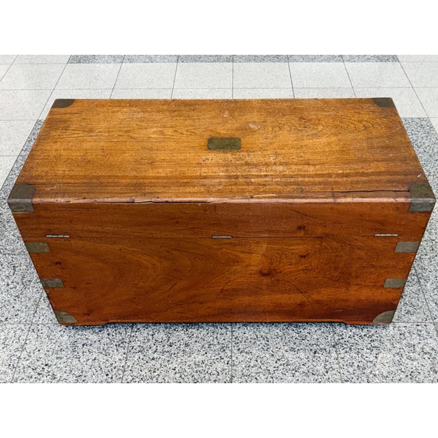 19th Century Camphor Wood Campaign Chest For Sale - Image 12 of 18