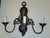 3-Light William's Burge Style Sconce. Made in the Mid 20th Century. Candelabra base for Incandescent or LED bulbs. Wired...