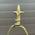 French Empire Style Paw Footed Solid Brass Tall Table Lamp With Fleur-De-Lis Finial Measures 28" tall to top of bulb...