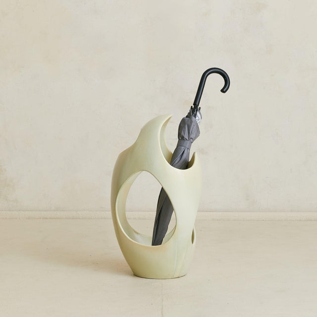 A model C-33 umbrella stand by Italian designer Antonia Campi, produced by S.C.I. Laveno in the 1950s. Cast in single-...