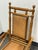 Antique Victorian Wood + Leather Rocking Chair For Sale - Image 4 of 12