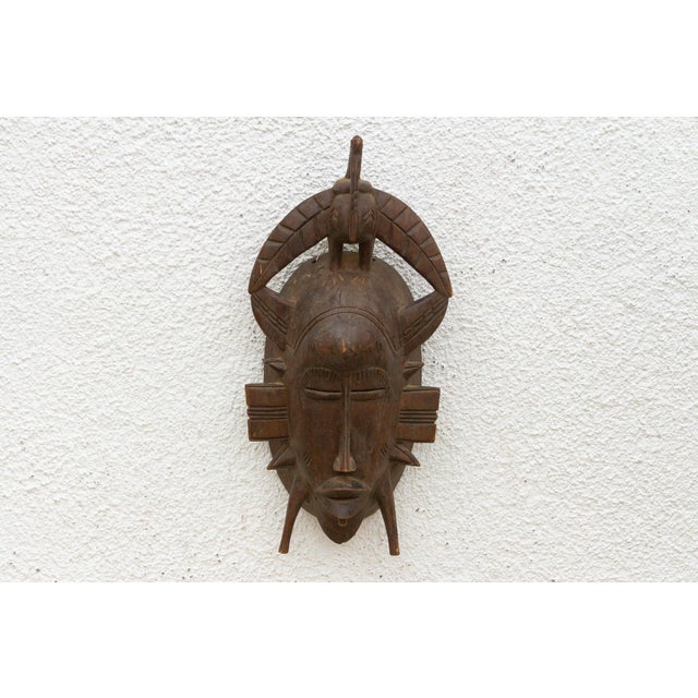 1950s Vintage Luba Mask, a Messenger Bird For Sale - Image 5 of 9