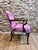 1980s Pair of Rococo Style Upholstered Dining Chairs in Harris Tweed For Sale In Philadelphia - Image 6 of 12